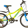 Велосипед NRG Bikes SWIFT 20"/11" lemon-blue-black